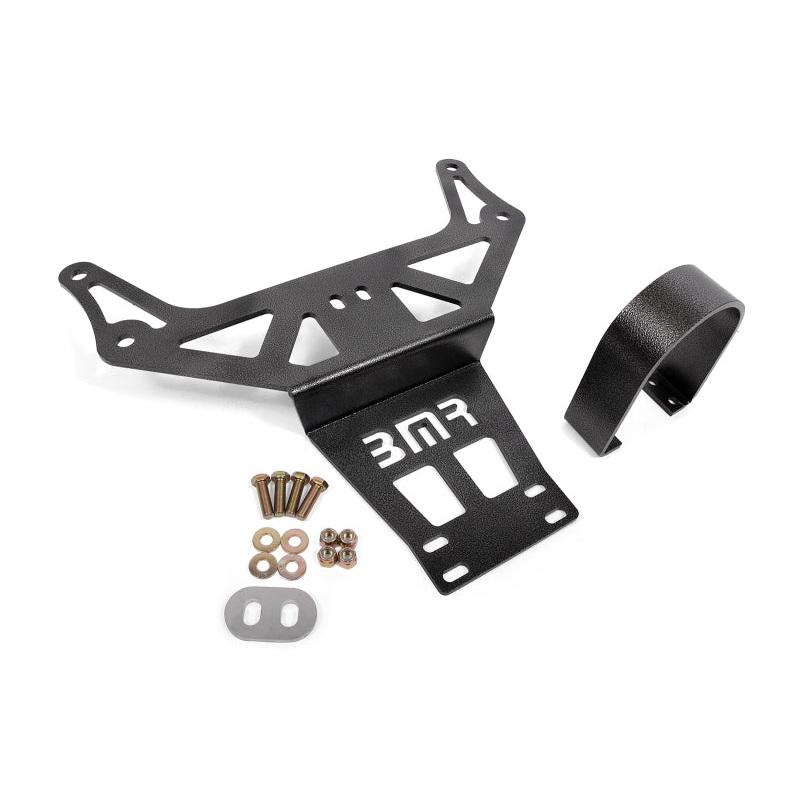 BMR 15-18 Dodge Challenger (Auto Trans) Hellcat/Demon Driveshaft Safety Loop – Black Hammertone