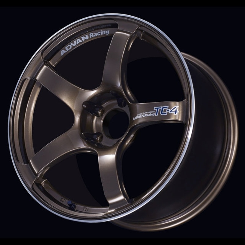 Advan TC-4 Wheel – 18×8.5 +38 | 5×114.3 | Umber Bronze Metallic & Ring