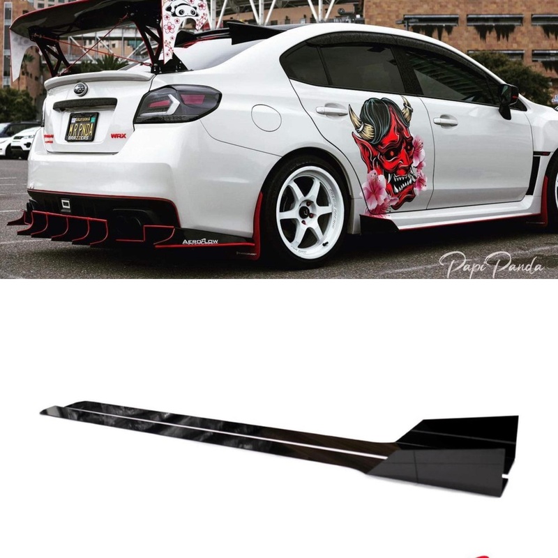 AeroFlowDynamics 15 – 21 WRX/STI Side Skirt Extension V4