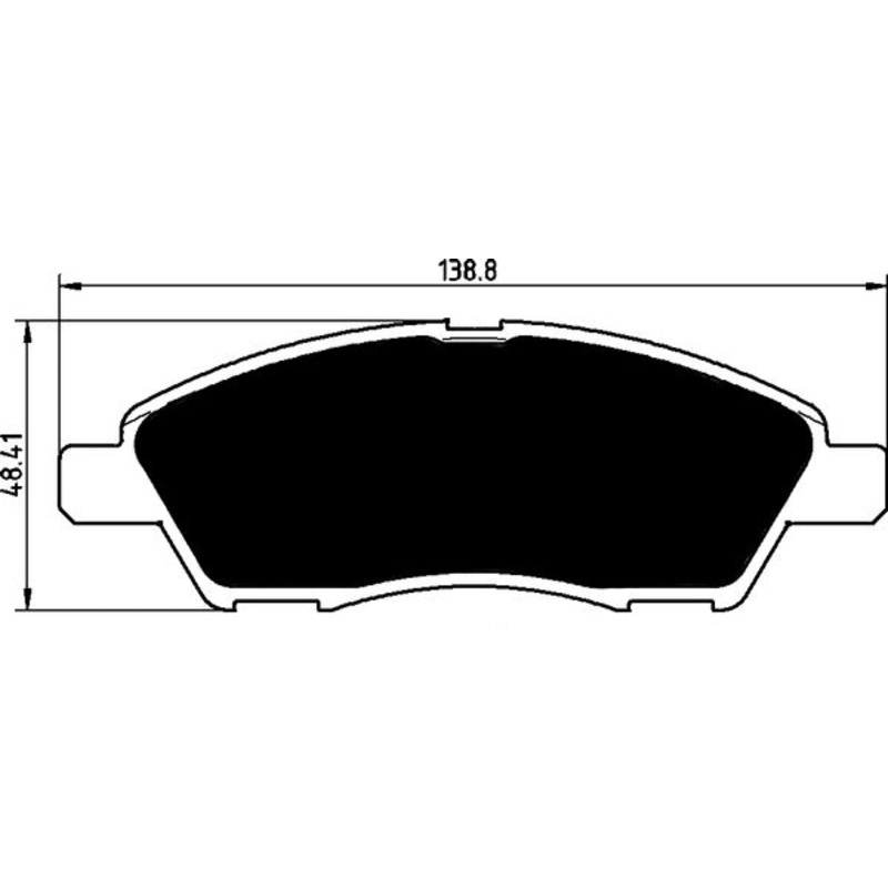 Porterfield Brake Pads for 2015 NISSAN Versa Note