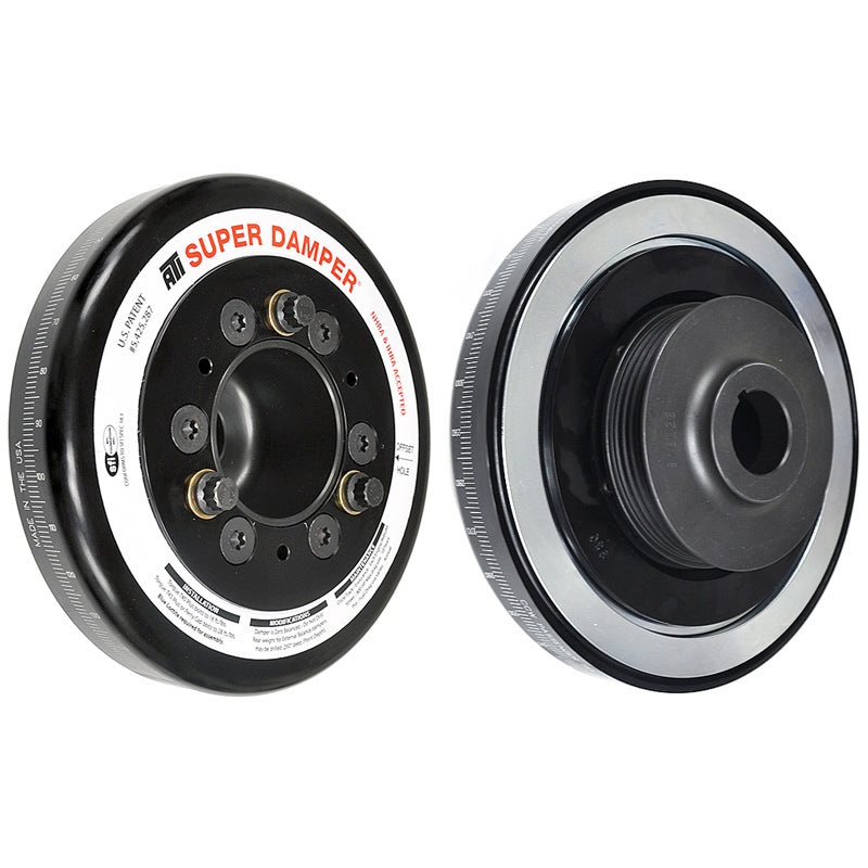 ATI Damper – 6.325in – Alum – 4Grv – Honda B – Race Damper – Steel Hub – 2 Ring