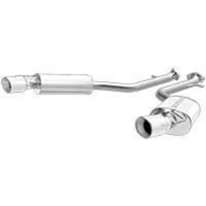2006-2014 Lexus IS350 Axle Back Exhaust; Dual Split Rear Exit by Magnaflow (15227)