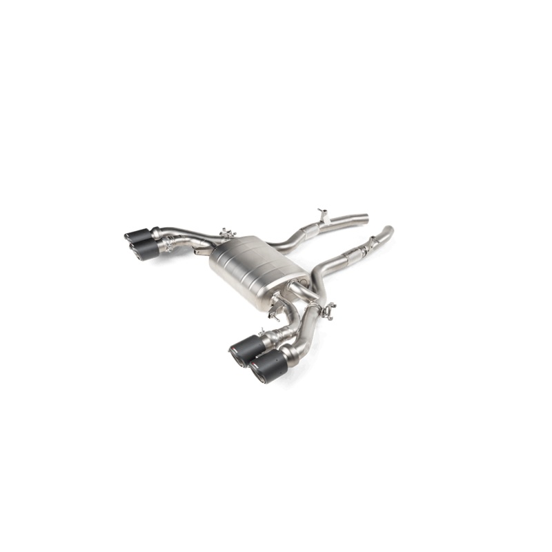 Akrapovic 19-20 BMW X3 M/X4 M (F97/F98) w/OPF/GPF Slip-On Line (Titanium) (Req. Tips)