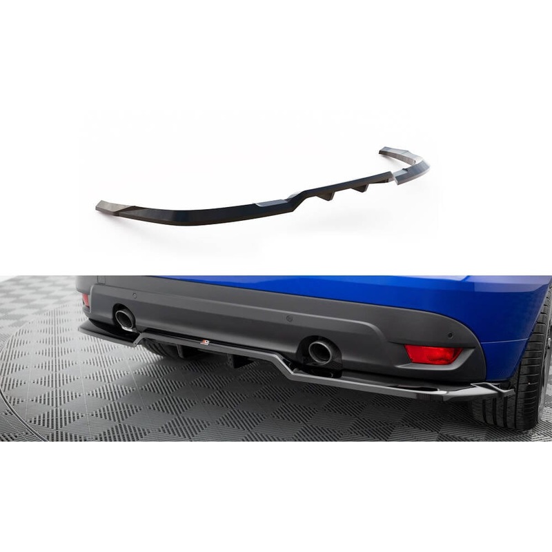Maxton Design Rear Splitter (With Vertical Bars) Jaguar F-Pace R-Sport Mk1