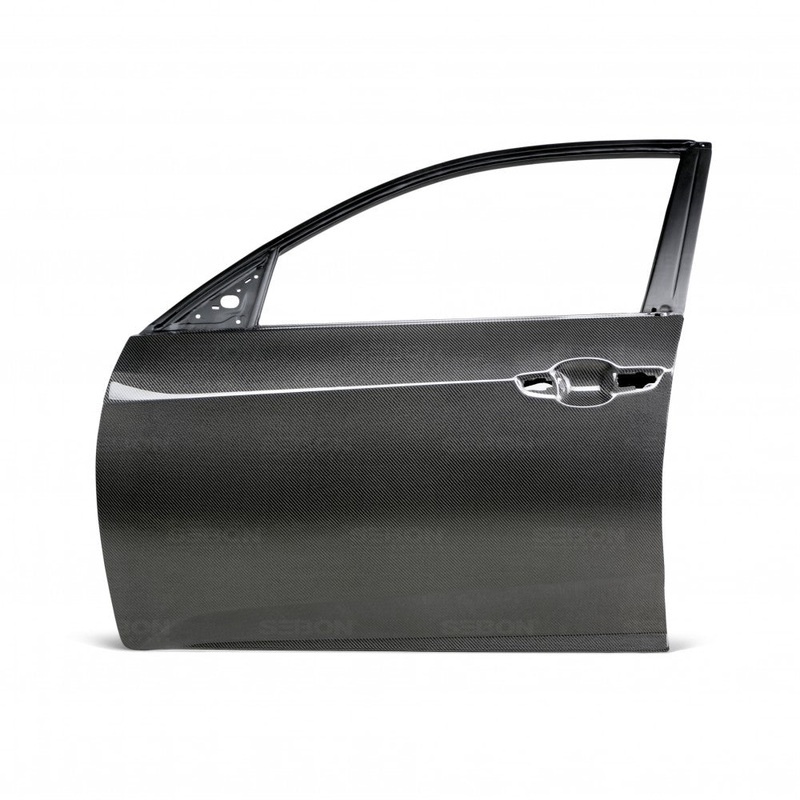 Seibon OE Style Gloss Carbon Fiber Front Doors | 2017 Honda Civic Type-R (DD17HDCVR-F)
