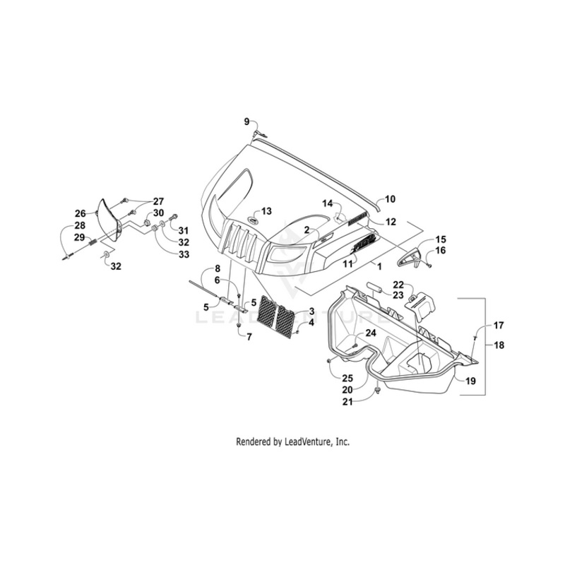 Stud, Adjuster – Headlight By Arctic Cat