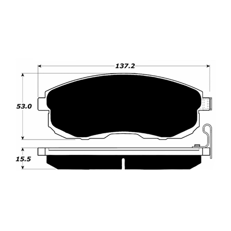 Porterfield Brake Pads for 2007 NISSAN ALTIMA Hybrid