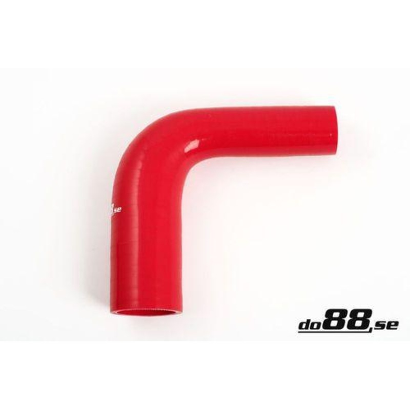 Silicone Hose Red 90 degree 1 – 1,375” (25 – 35mm)