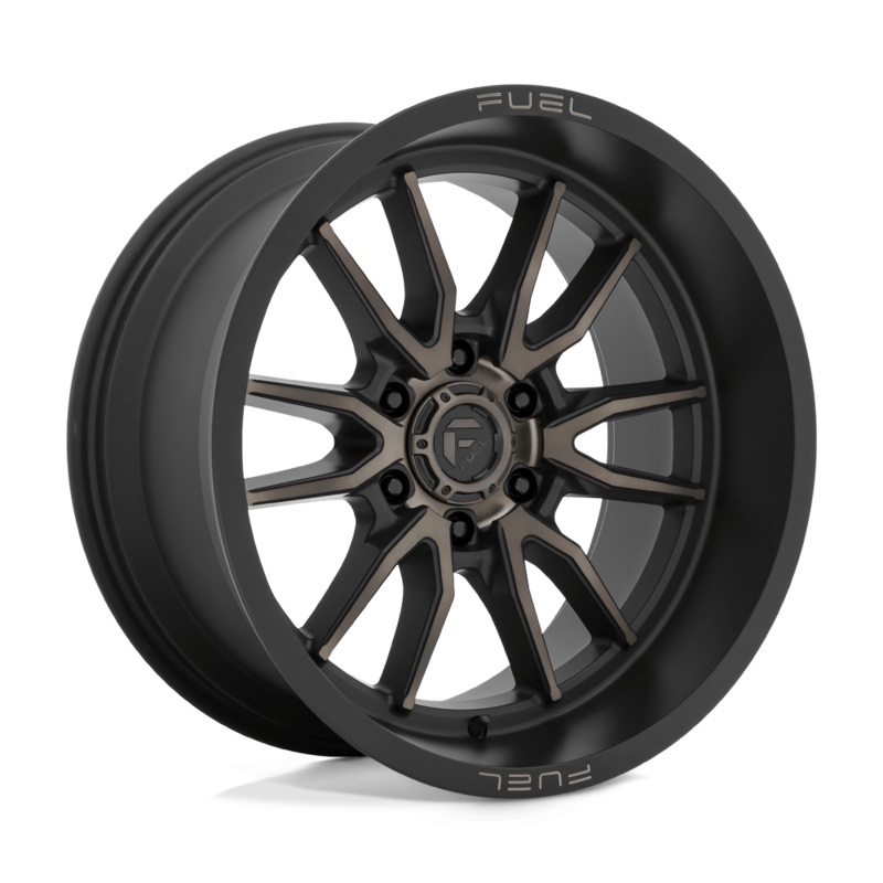 Fuel Wheels D762 Clash 20″ 6×139.7 Matte Black Double Dark Tint