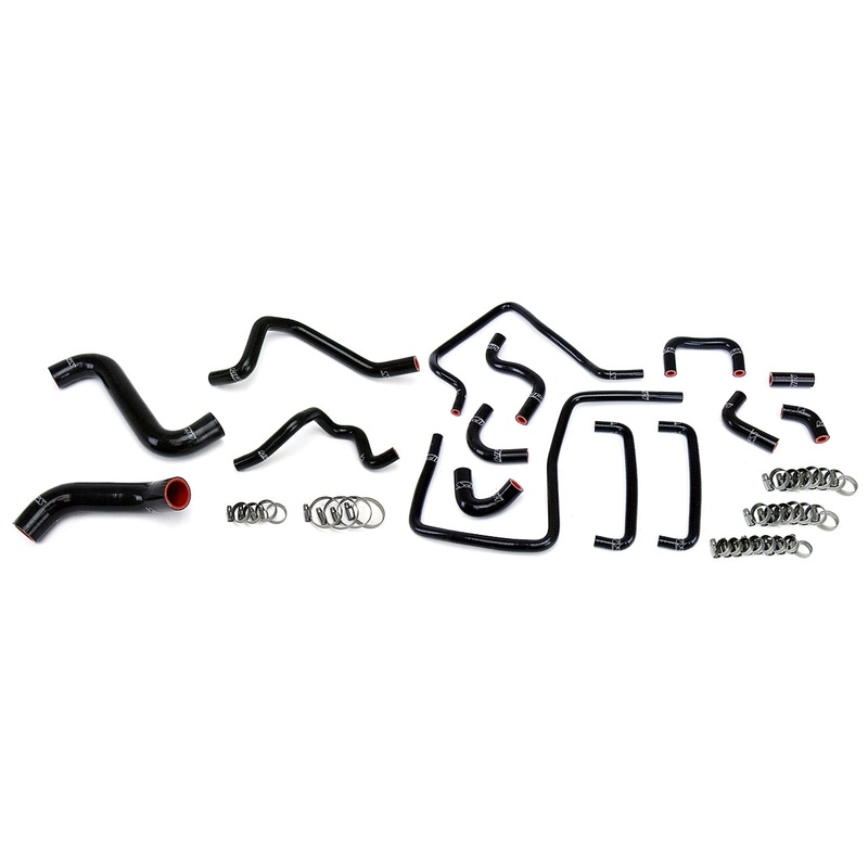 HPS Silicone Radiator, Heater and Ancillary Coolant Hose | 2006 – 2007 Subaru WRX STI (57-1815-BLK)