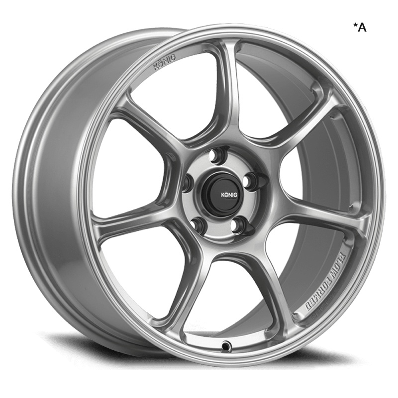 Konig Ultragram 18×8.5 5×112 ET42 Titanium Metallic Knurled Bead