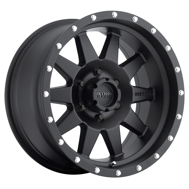 Method MR301 The Standard 16×8 0mm Offset 6×5.5 108mm CB Matte Black Wheel