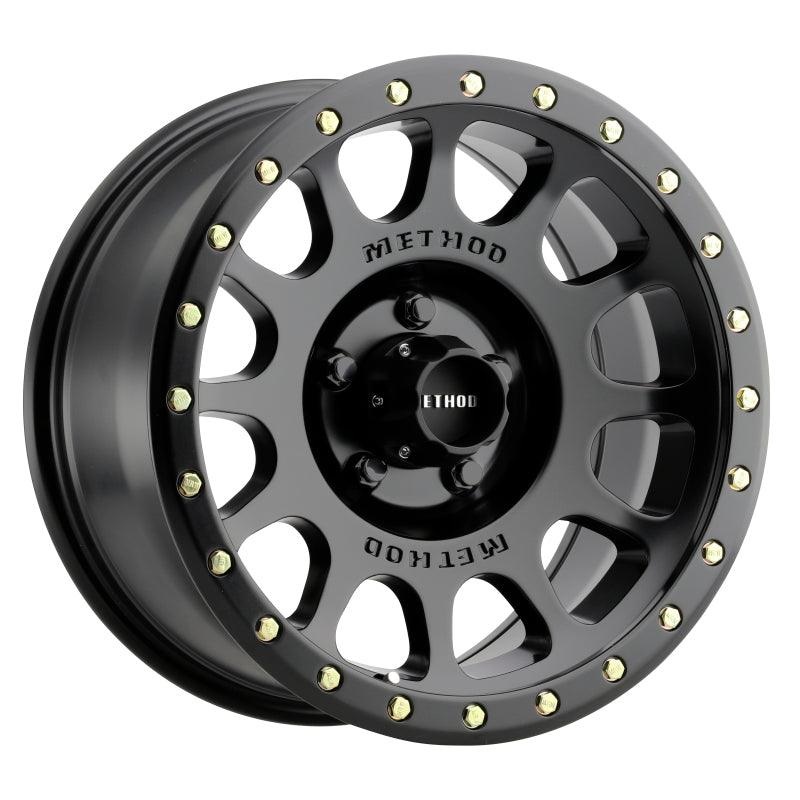 Method MR305 NV 17×8.5 0mm Offset 5×5 94mm CB Matte Black Wheel
