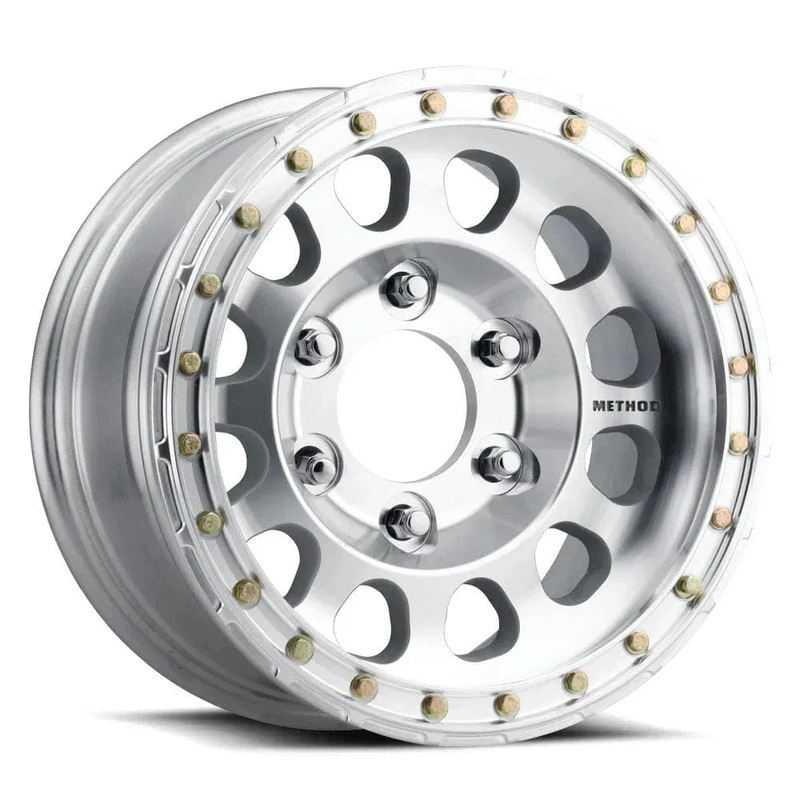 Method Race Wheels MR103 Beadlock 17″ 6×165.1 Raw Machined w/ Zinc Hardware Kit