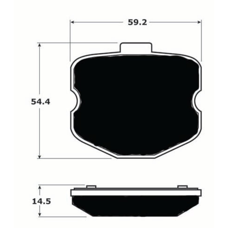 Porterfield Brake Pads for 2006 CHEVROLET CORVETTE Z06
