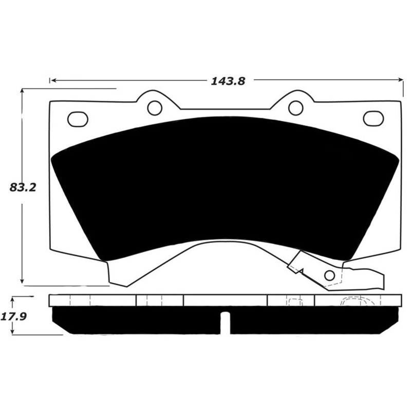 Porterfield Brake Pads for 2010 TOYOTA SEQUOIA