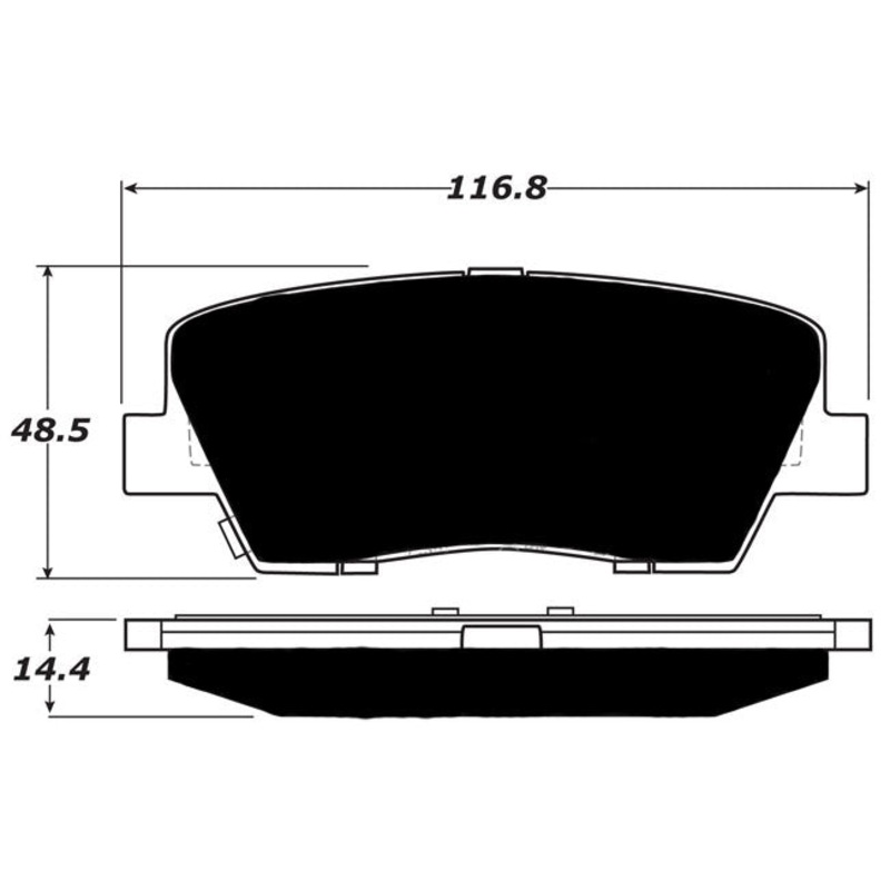 Porterfield Brake Pads for 2014 HYUNDAI GENESIS COUPE GrandTouring