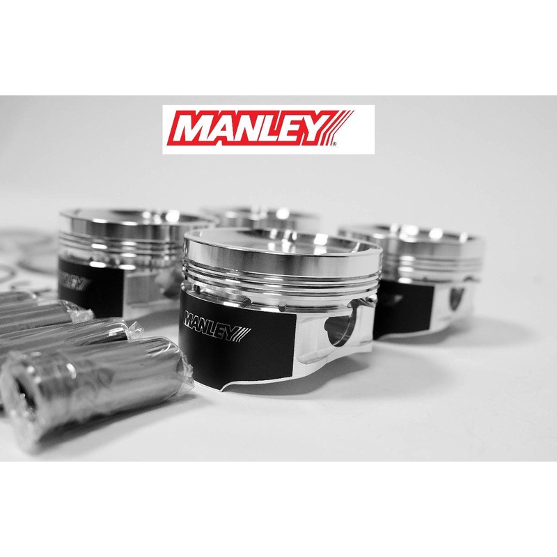 Manley EXTREME DUTY Forged Pistons 4G63T 7-bolt Evo 4-9 86mm +1.0mm -12 cc 10.5:1 100mm Stroker