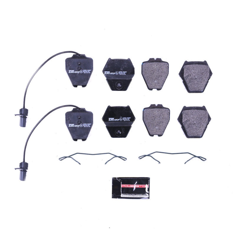 PowerStop Power Stop 13-16 Audi allroad Euro-Stop ECE-R90 Rear Brake Pads