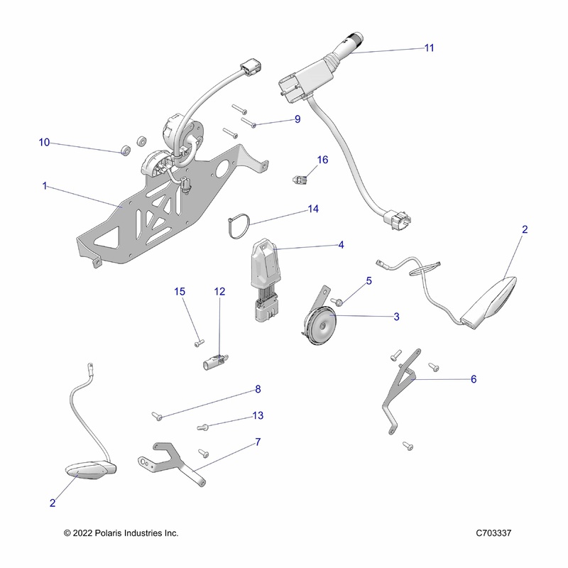 Switch-Block,Turn,Hazard,Horn by Polaris