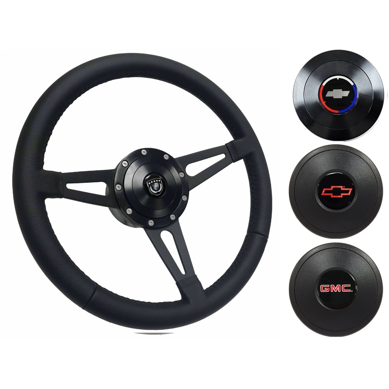 1974-94 Chevy Truck, GMC Steering Wheel Kit | Black Leather | ST3159
