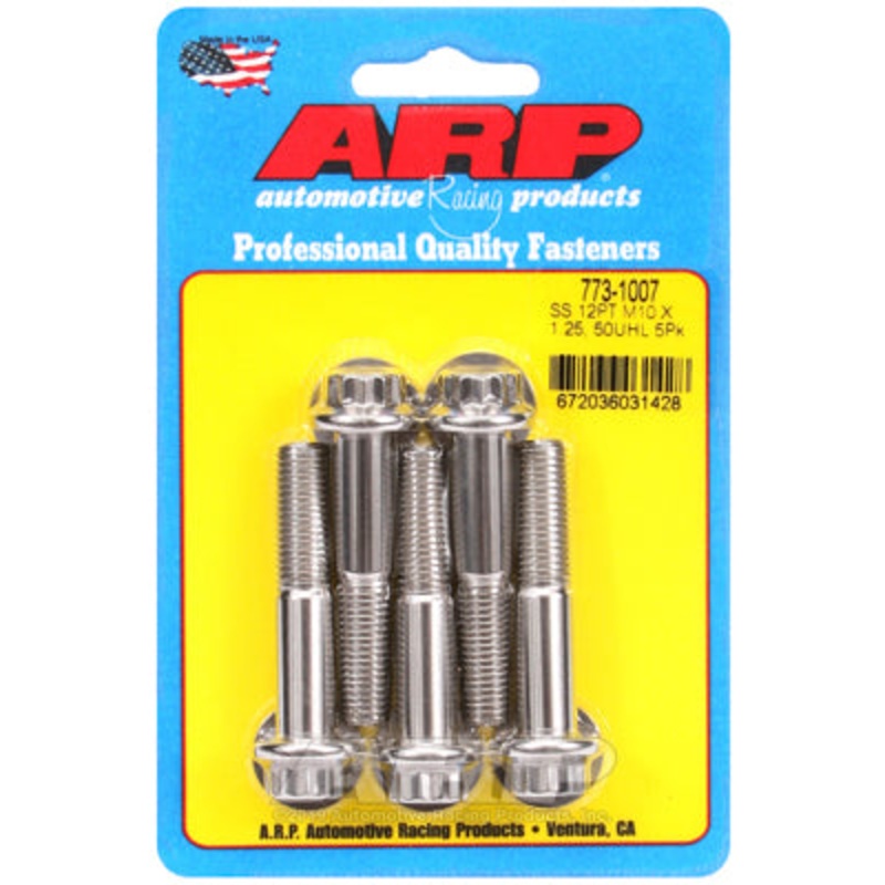 ARP M10 X 1.25 X 50 12pt SS Bolts