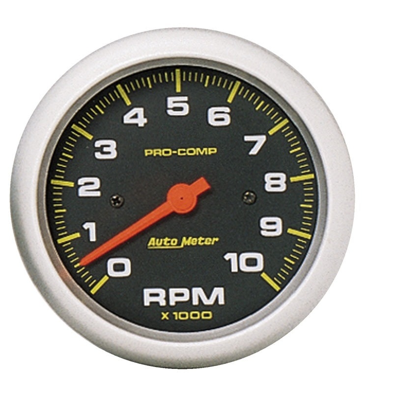 Autometer 3 3/8in Pro-Comp In-Dash 10000 RPM Tachometer Universal | 5161