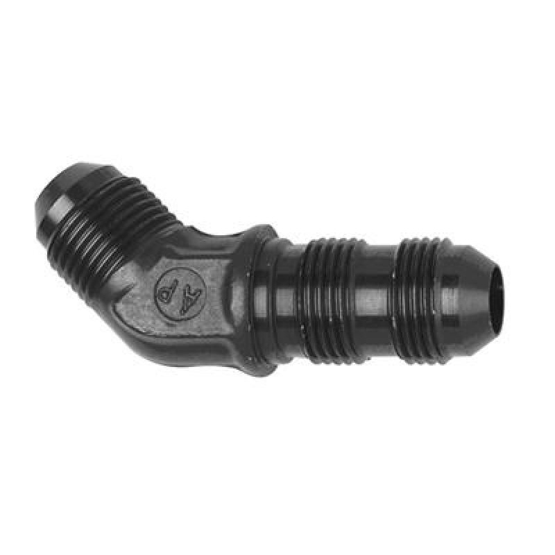 Fragola -16AN x 45 Degree Bulkhead – Black
