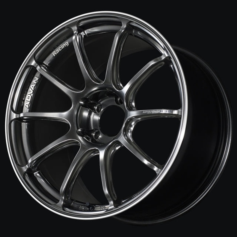 Advan RSIII Wheel – 18×7.5 +50 | 5×100 | Racing Hyper Black & Ring
