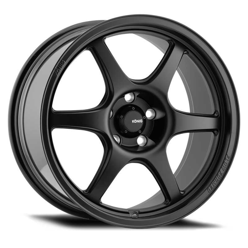 Konig Hexaform 17×9.5 5×114.3 ET20 Matte Black
