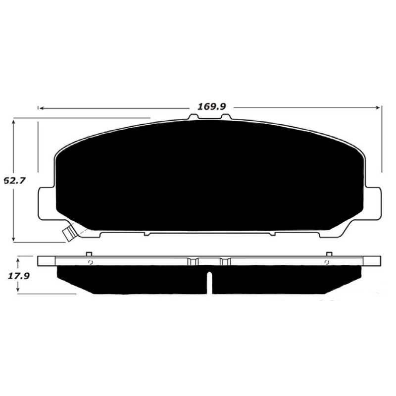 Porterfield Brake Pads for 2013 NISSAN ARMADA