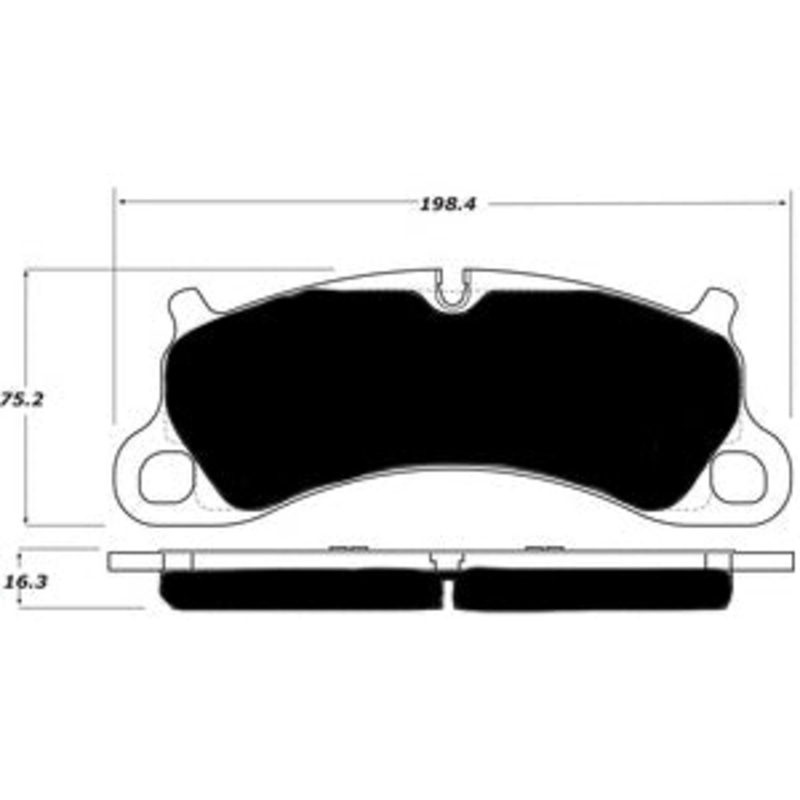 Porterfield Brake Pads for 2014 PORSCHE 911 Carrera S w/Iron Disc