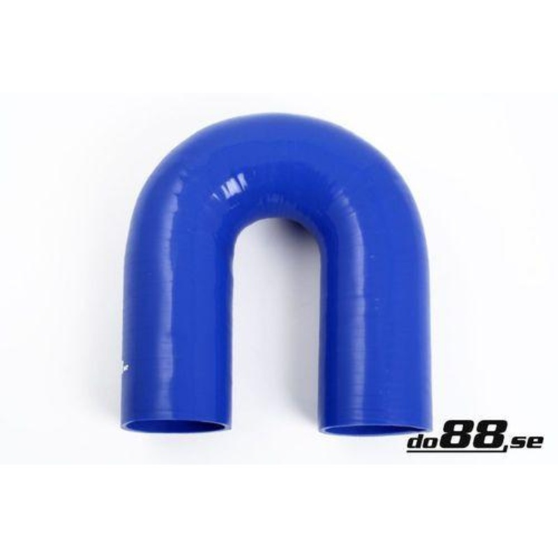 Silicone Hose Blue 180 degree 4,5” (114mm)