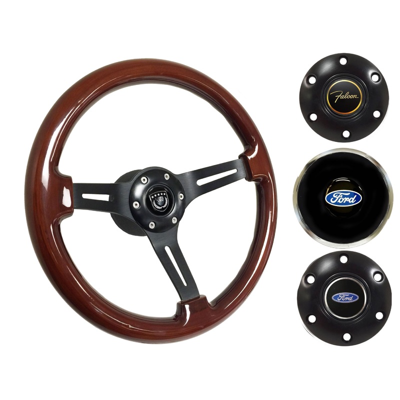 1970 Ford Falcon Steering Wheel Kit | Walnut Wood | ST3027
