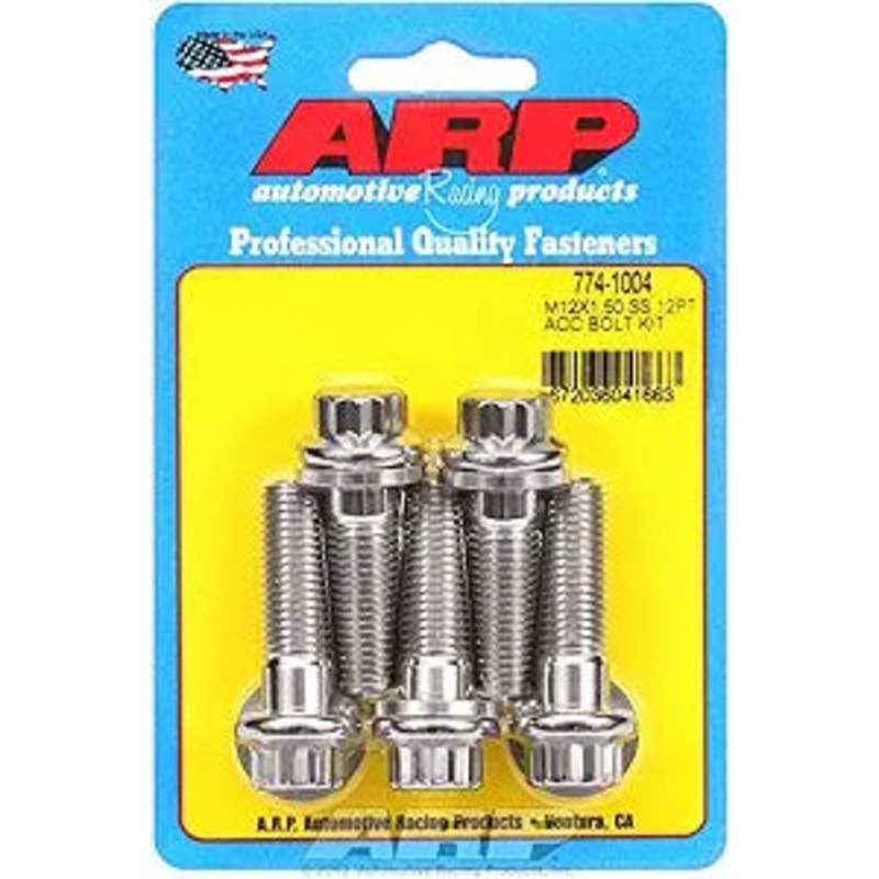 ARP M12 X 1.50 X 40 12pt SS Bolts