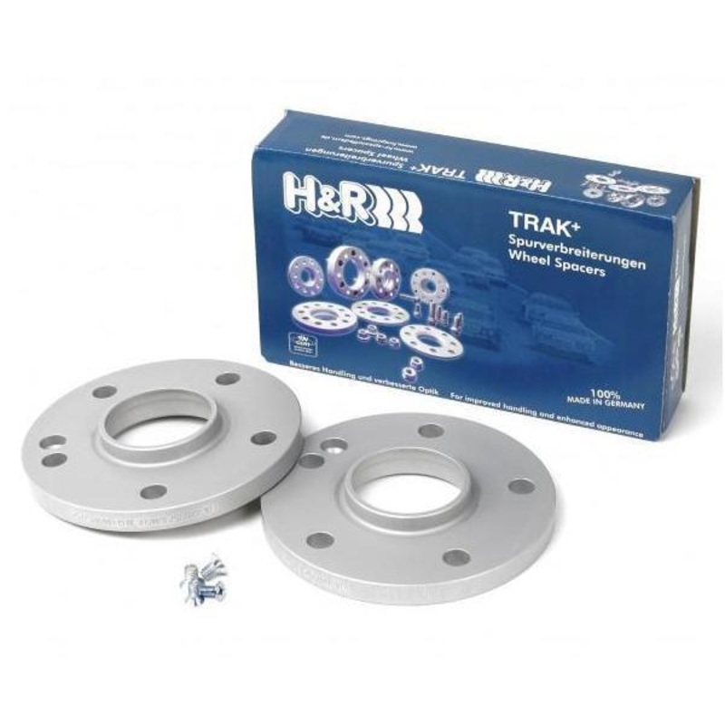 H&R Trak+ 20mm DR Wheel Spacers – 5×112 Pattern / 66.5mm Center Bolt / 14×1.25 Thread (4055664)