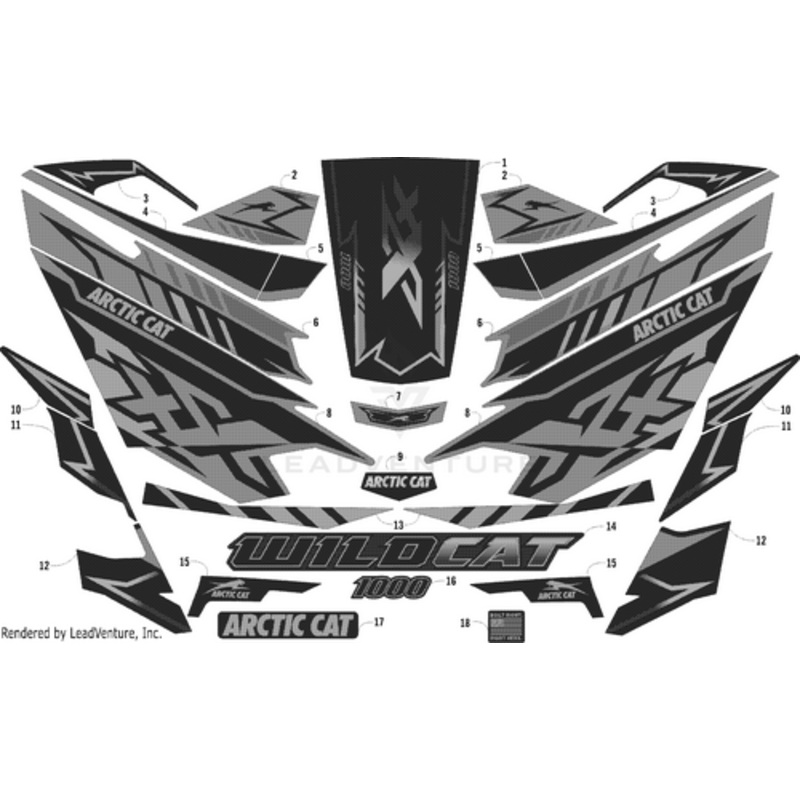 Pillar Decal – Front – Left by Arctic Cat