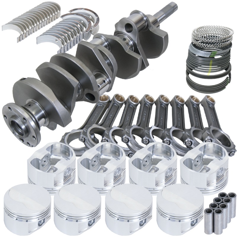 Eagle Ford FE 4.125in Crank 6.700in I-Beam Rods -7cc Flat Top 4.280in Pistons Rotating Assembly
