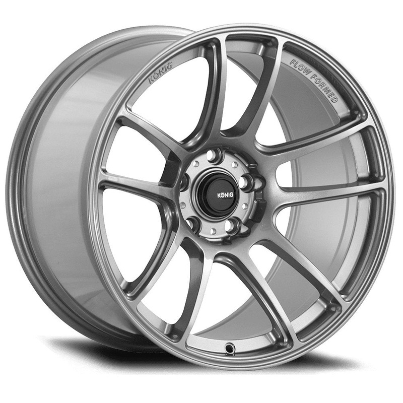 Konig 16″ Heliogram 5X114.3 Wheel – Titanium Metallic