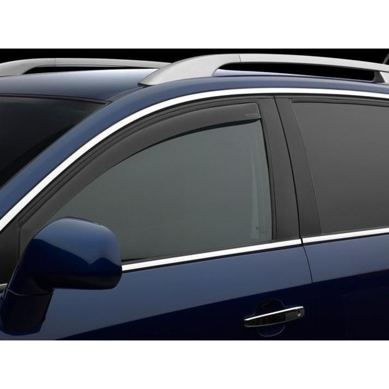 WeatherTech Dark Window Deflectors – Front Set | 2016+ Honda Civic Sedan | 80794