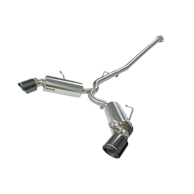 aFe Takeda Exhaust Axle-Back 304SS Carbon Fiber Dual Tips Exhaust Scion FRS 2013-2016 / Subaru BRZ 2013-2020 / Toyota FT86 2012-2020 | 49-36023-C