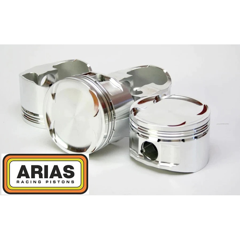 Arias Pistons Subaru 2.7 EJ257 Bore 3.937 CH 1.208 Stroke 3.110 Rod 5.137 CR 9.5 Dish Head 51cc