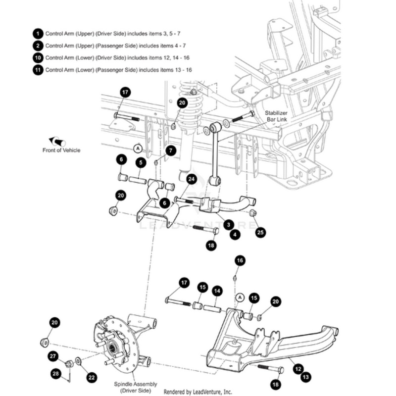 Control Arm (Lower) (Driver Side) Includes Items 12 14 – 16 by Arctic Cat