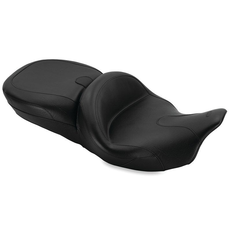 Mustang 08-21 Harley Electra Glide,Rd Glide,Rd King,Str Glide Touring Summit 1PC Seat – Black