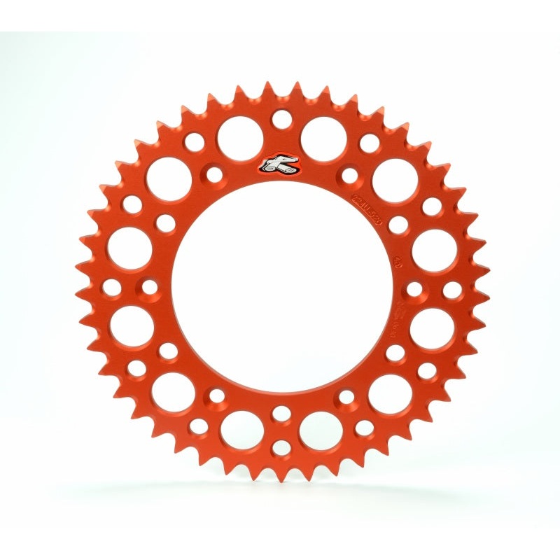 Renthal 2021 KTM 300 EXC CKD BR Rear Grooved Sprocket – Orange 520-52P Teeth