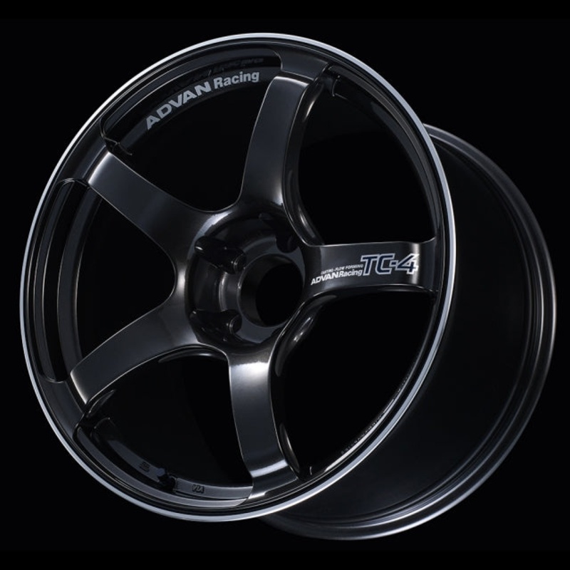 Advan TC-4 Wheel – 17×7.0 +47 | 4×100 | Black Gun Metallic & Ring