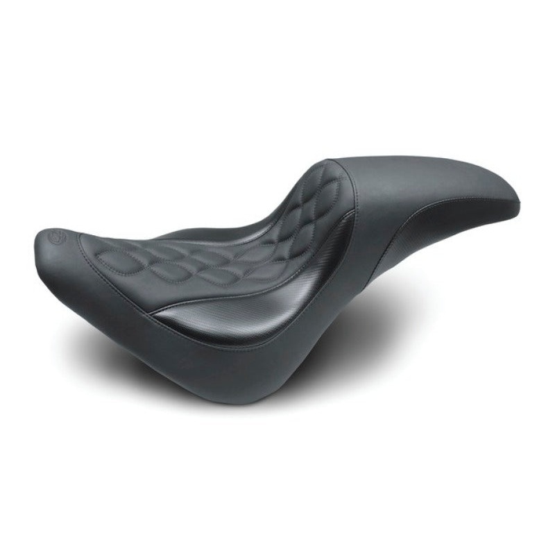 Mustang 18-21 Harley Softail Slim Tripper Fastback 1PC Seat – Black