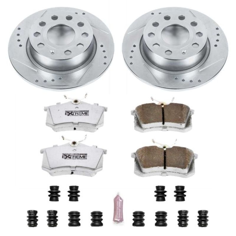 PowerStop Power Stop 10-13 Audi A3 Rear Z26 Street Warrior Brake Kit