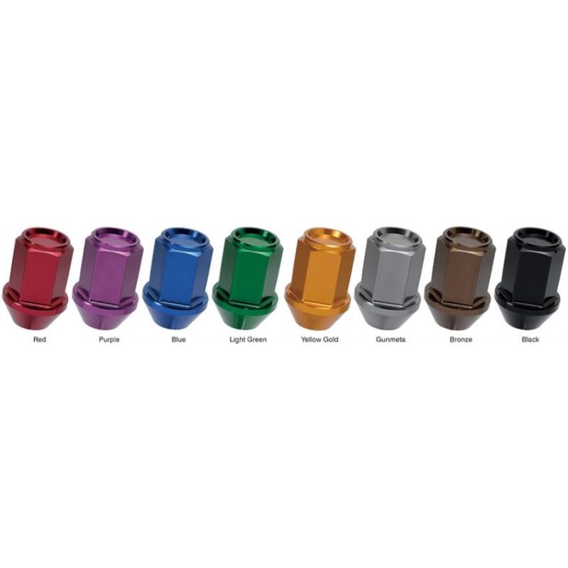 Project Kics 12×1.25 Leggdura Racing Lug Nuts – Gunmetal w/Laser Logo | 20 Pcs | WKIZ3G