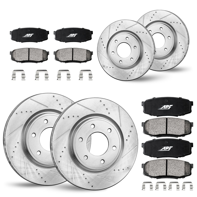 APF Full Brake Kit Rotors and Pads for Isuzu Ascender 2004-2005